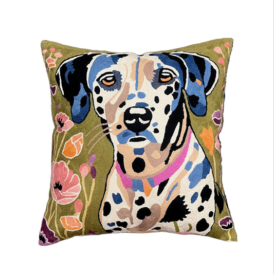 Dalmatian Dog Pillow Cover