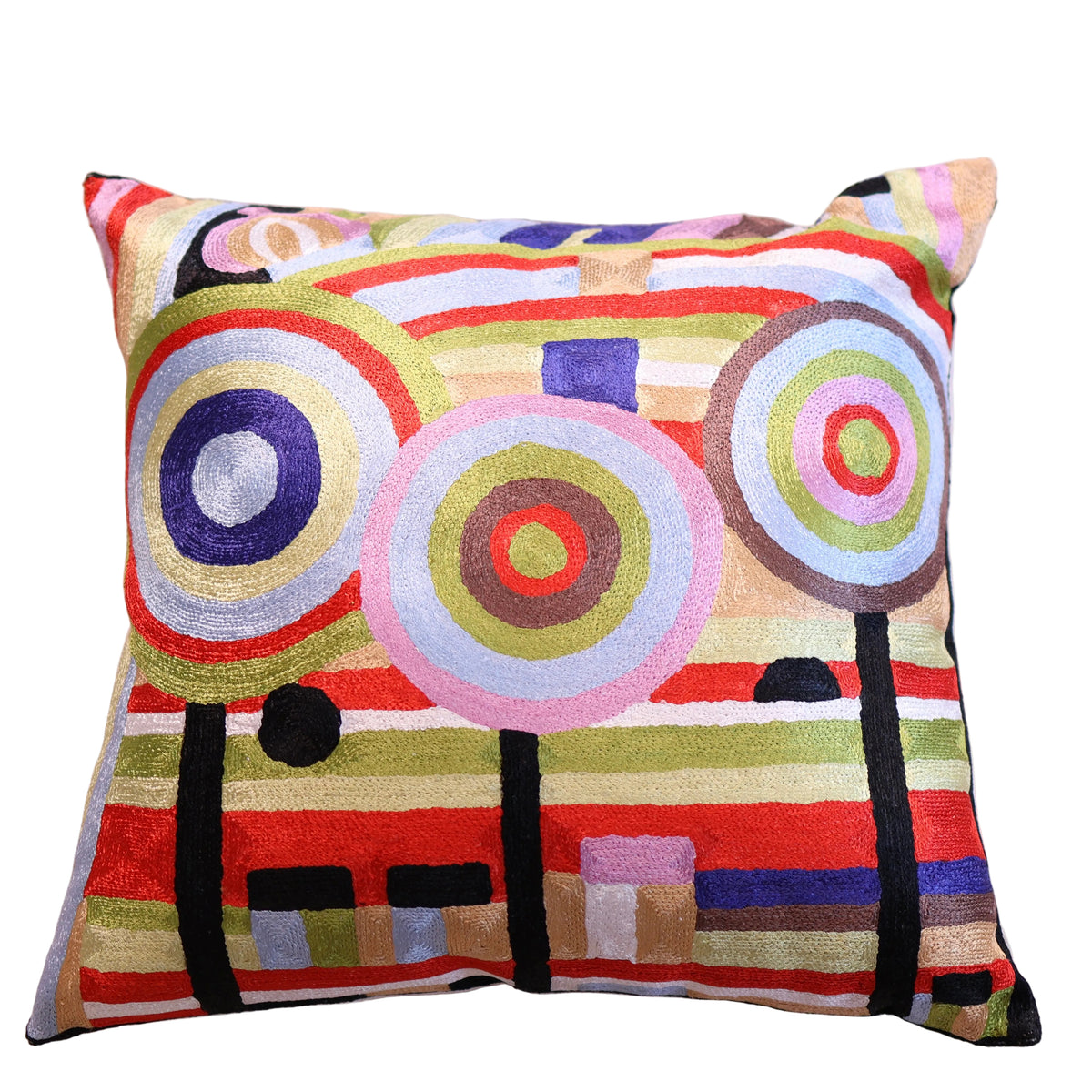 Abstract Lollipop Pillow Cover