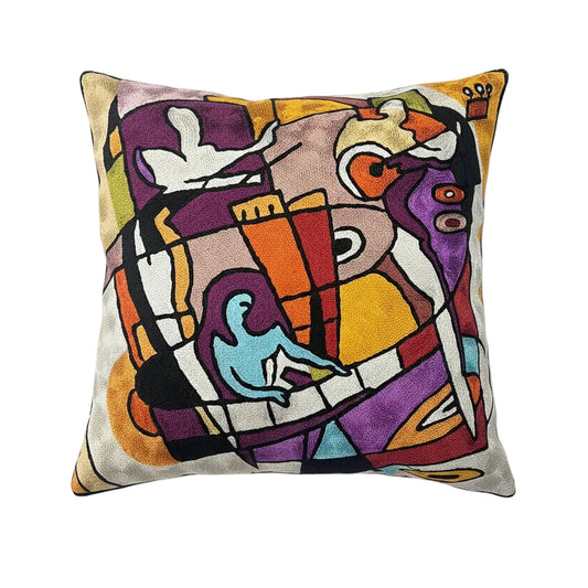 Contemporary Art Pillow Cover